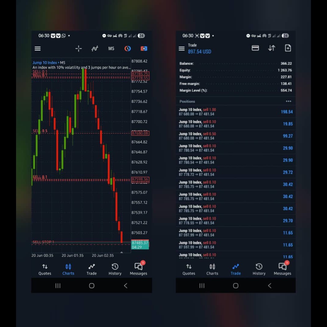 JUMP 10 trading screenshot